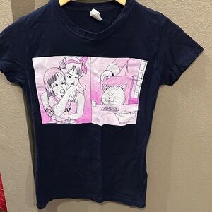 Kids Navy Blue Graphic T-Shirt